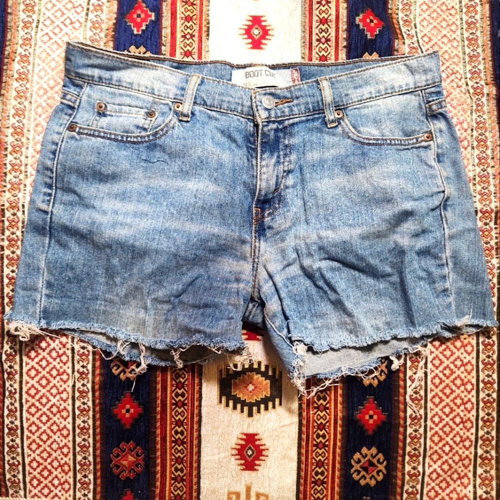 Levi's bootcut cutoffs- size 11 12